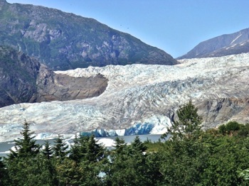 Mendenhall Glacier near Juneau Mendenhall Glacier near Juneau