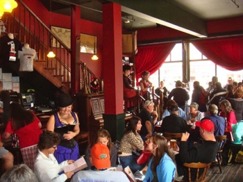 Drink Beer In The Red Onion Saloon, Skagway Drink Beer In The Red Onion Saloon, Skagway