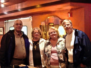 In Anchorage after dinner, Rouel Fernandez, Linda Corcoran (Foster), Mary & John Connor In Anchorage after dinner, Rouel Fernandez, Linda Corcoran (Foster), Mary & John Connor